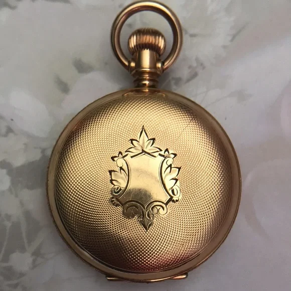 Rare Antique 133yr. Elgin GF Fancy Case Gents Hunter’s Pocket Watch! Elegant!